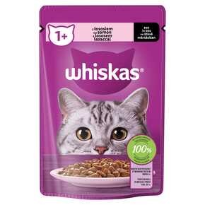 Whiskas - Mokra karma dla dorosłych kotów sos z łososiem - 85 g