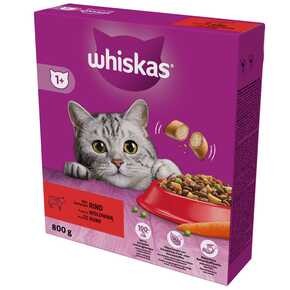 Whiskas - Sucha karma dla kotów z wołowiną - 800 g