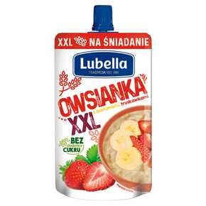 Lubella - Owsianka XXL Bez Cukru Banan Truskawka - 170 g