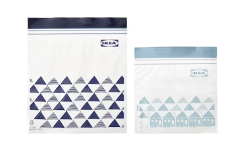 Istad Torebka strunowa, wzór/niebieski -  (60 sztuk)