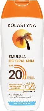 Kolastyna - Emulsja do opalania SPF 20 - 200 ml