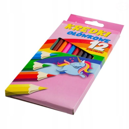 Ok Office - Kredki ołówkowe sześciokątne -  (12 sztuk)