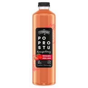 Tymbark - Po prostu Napój kompotowy truskawka aronia jabłko - 1,25 l