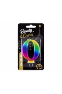  Godan Świeczka cyferka 0 Galaxy -  (1 sztuka)