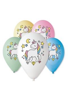 Godan Balony Premium Jednorożec -  (5 sztuk)