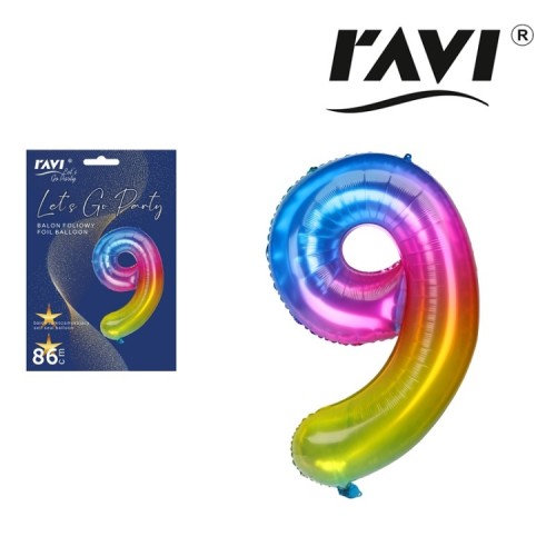 Ravi Balon foliowy 9 Jelly -  (1 sztuka)