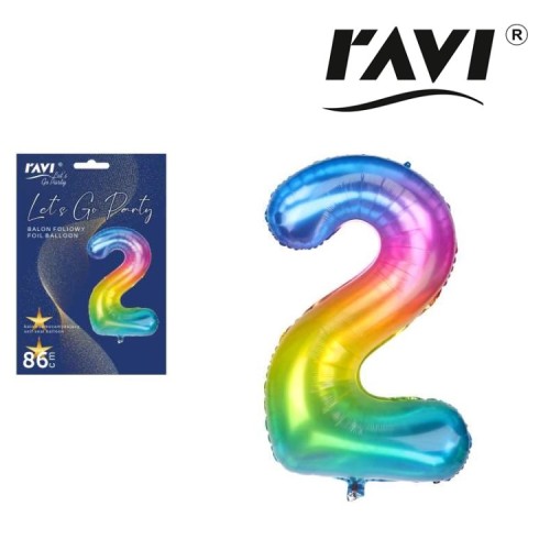 Ravi Balon foliowy 2 Jelly -  (1 sztuka)