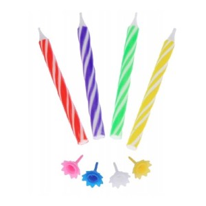  Ravi Świeczki urodzinowe -  (24 sztuki)