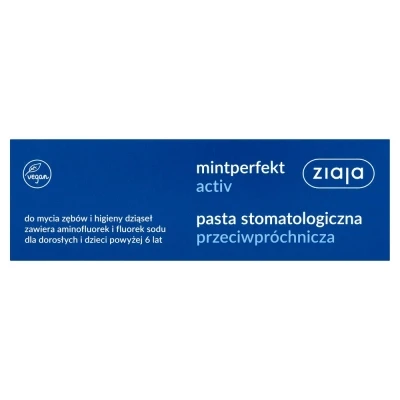 Ziaja Pasta do zębów przeciwpróchnicza Activ -  (1 sztuka)