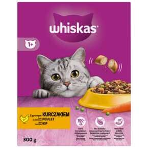 Whiskas - Sucha karma dla kotów z kurczakiem - 300 g