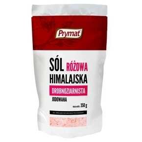 Prymat - Sól himalajska różowa jodowana drobnoziarnista - 350 g
