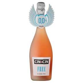 Cin&Cin - Wino musujące free Rose - 750 ml