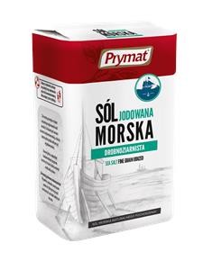 Prymat - Sól morska jodowana drobnoziarnista - 1 kg