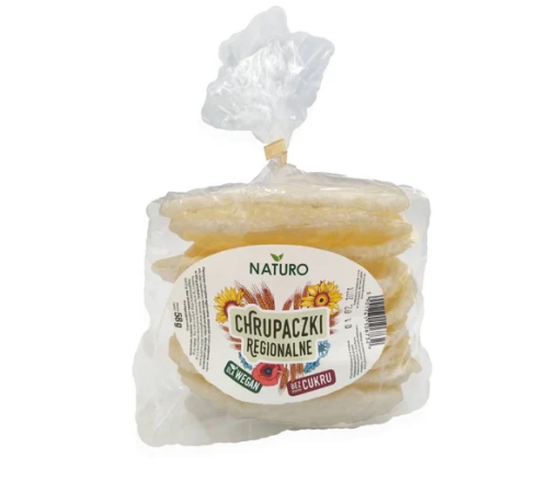 Naturo - Chrupaczki regionalne bez cukru - 58 g
