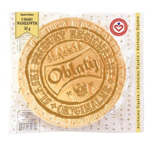Śląskie oblaty - Oblaty waniliowe - 30 g