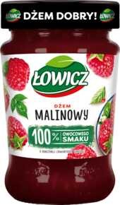 DŻEM ŁOWICZ MALINA 280 g AGROS NOVA