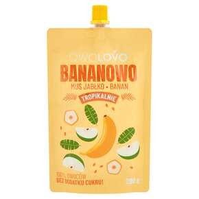 OWOLOVO - Mus jabłko-banan Bananowo - 200 g