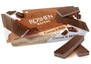 Roshen - Wafle cocoa&milk - 216 g
