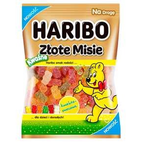 Haribo - Złote Misie Żelki o smaku owocowym kwaśne - 85 g