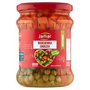 Jamar - Mieszanka warzywna marchewka groszek - 470 g