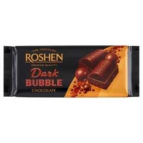 Roshen - Czekolada gorzka bąbelkowa - 80 g