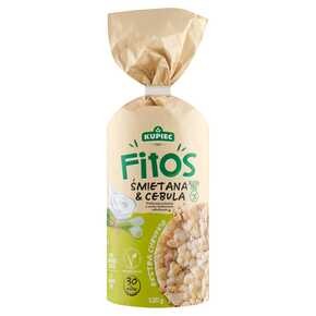 Kupiec Fitos - Wafle kukurydziane śmietana & cebula - 120 g