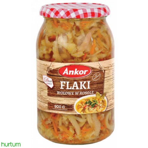 Ankor - Flaki wołowe w rosole - 900 g