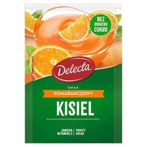 Delecta - Kisiel pomarańczowy bez cukru z witaminą C - 40 g
