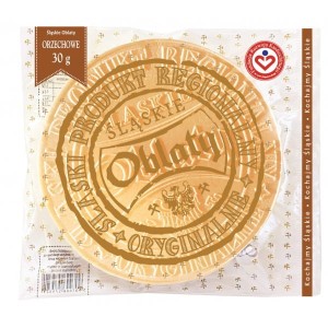 Śląskie oblaty - Oblaty orzechowe - 30 g