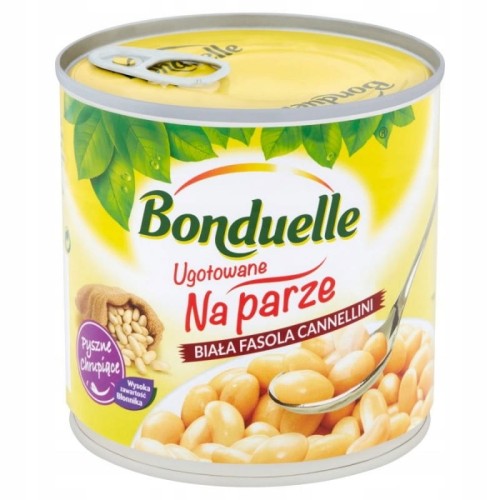 Bonduelle - Fasola biała ugotowana na parze - 175 g