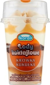 Koral Lody Koktajlowe Lody o smaku krówka kukułka - 220 ml