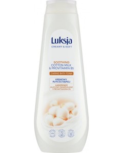 LUKSJA Creamy & Soft - Płyn do kąpieli Mleczko bawełniane i Prowitamina B5 - 900 ml