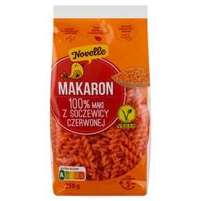 Novelle - Makaron z soczewicy czerwonej świderki - 250 g