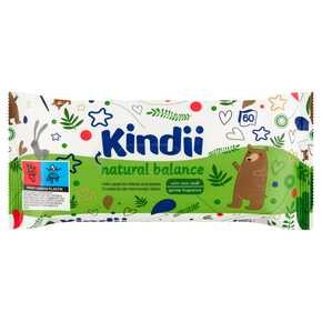 Kindii - Chusteczki dla niemowląt i dzieci Natural Balance -  (60 sztuk)
