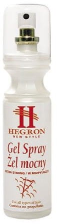 Hegron - Żel-Spray Do Włosów Mocny - 150 ml