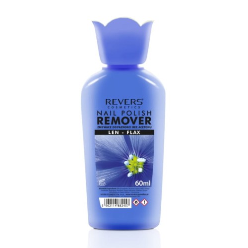 Revers - Ziołowy zmywacz do paznokci z lnem - 60 ml