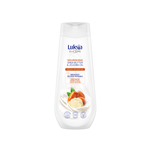 Luksja Silk Care - Kremowy żel pod prysznic Masło Shea i Olej Jojoba - 500 ml
