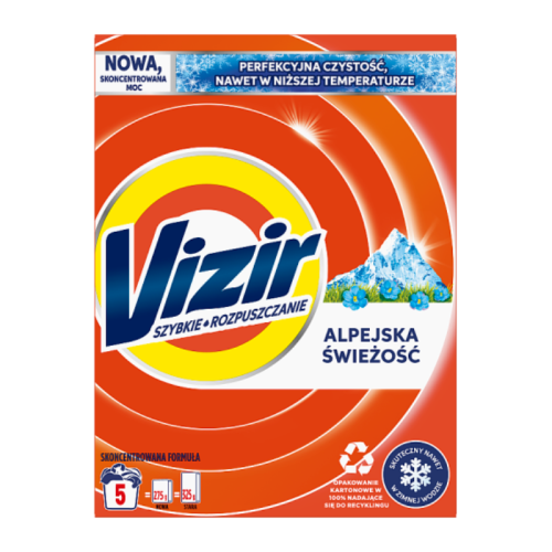 Vizir - Proszek do prania Alpine Fresh - 275 g