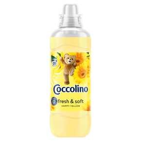 Coccolino Fresh & Soft - Płyn do Płukania Tkanin Happy Yellow 39 prań - 975 ml
