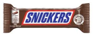 Snickers - Baton nugatowy z orzeszkami ziemnymi oblany karmelem i mleczną czekoladą - 50 g