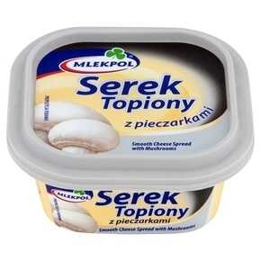 Mlekpol - Serek topiony z pieczarkami - 100 g