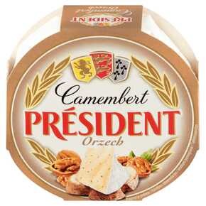 President - Ser pleśniowy Camembert Orzech - 120 g
