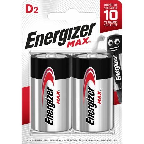ENERGIZER Max - Bateria alkaliczne D, LR20, 1,5V -  (2 sztuki)