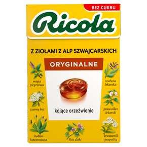 Ricola - Szwajcarskie cukierki ziołowe oryginalne ziołowe - 27.5 g