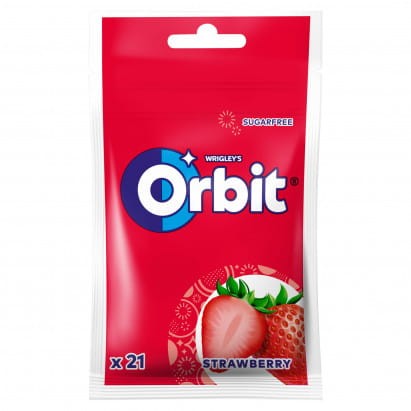 Orbit - Bezcukrowa guma do żucia Strawberry - 29 g