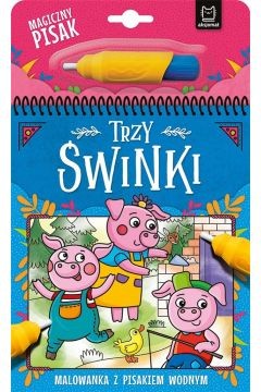 Aksjomat - Malowanka z pisakiem wodnym Trzy świnki -  (1 sztuka)