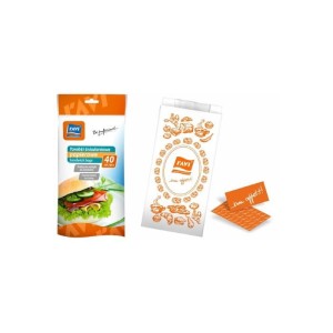 Ravi - Torebki śniadaniowe z naklejkami -  (40 sztuk)