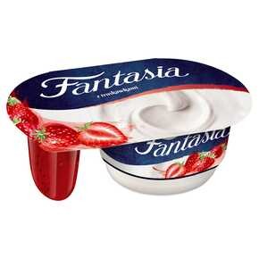 Fantasia - Jogurt kremowy z truskawkami - 118 g