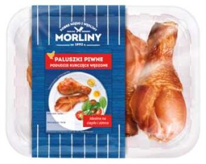 Morliny - Paluszki piwne podudzie kurczęce wędzone - 530 g