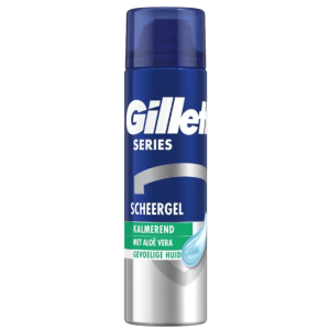 Gillette Sensitive Skin Series - Żel do Golenia z Aloesem - 200 ml